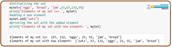 Sets In Python Using Jupyter Notebook The Engineering Projects