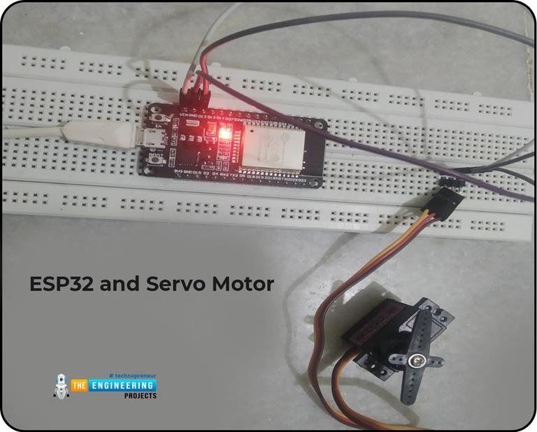 Servo Motor Control With ESP32 WebServer The Engineering Projects