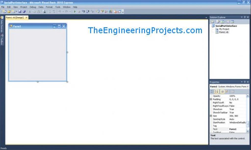 How to use Serial Port in VB 2010 The Engineering Projects