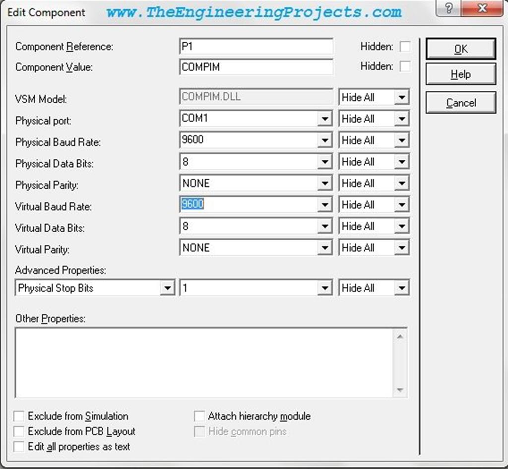How To Use Virtual Terminal in Proteus ISIS - The Engineering Projects
