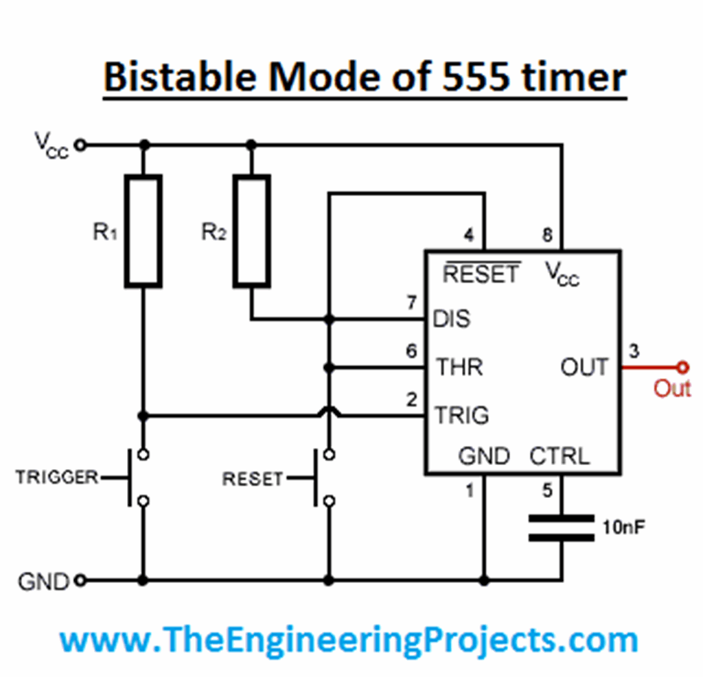 Timing mode. Решения в Тинкеркаде таймер 555. 555 Таймер Simulator reset. Bistable e.v. 5/2 1/8