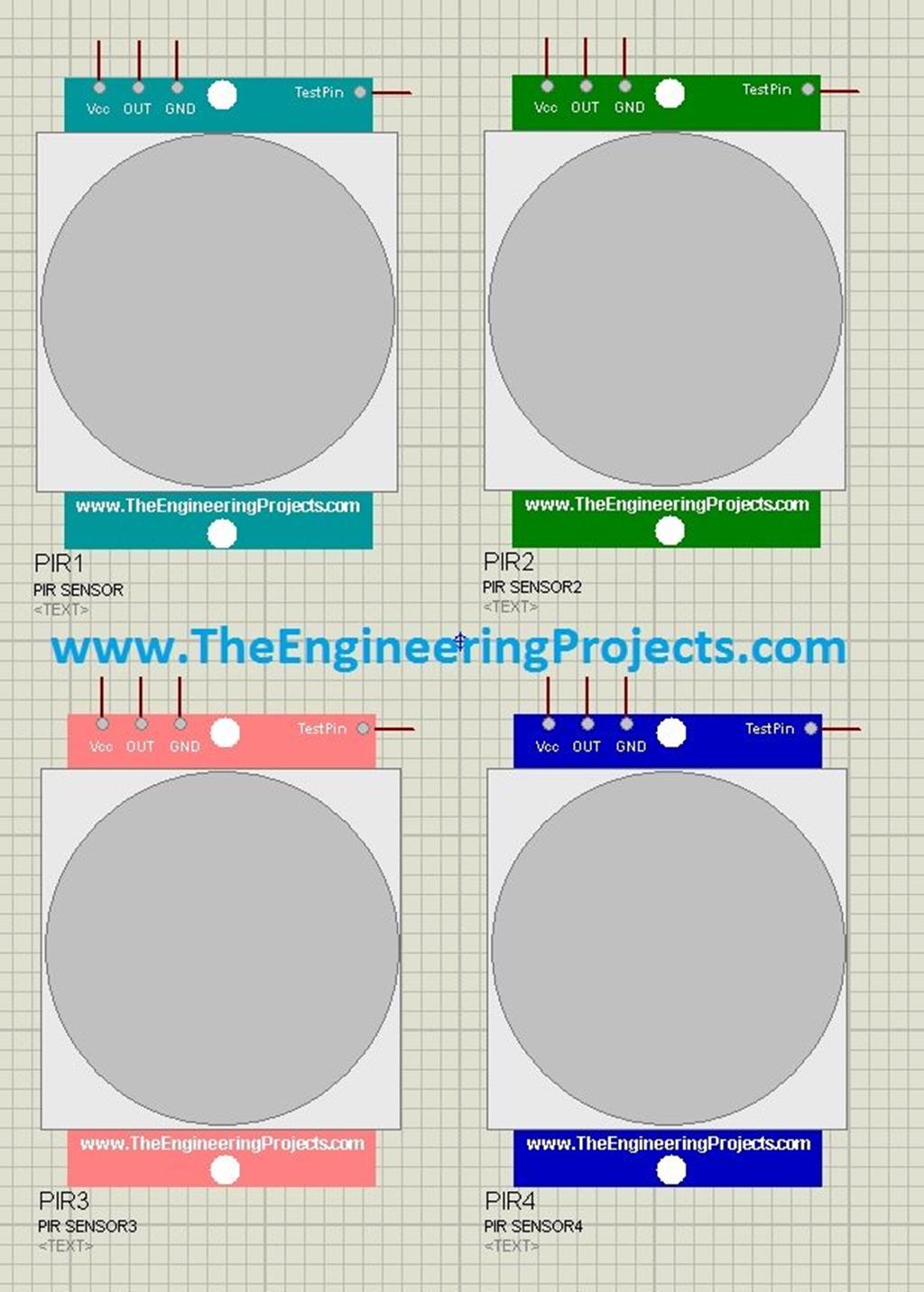 PIR Sensor Library for Proteus - The Engineering Projects