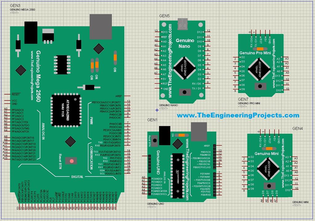 Genuino Library For Proteus - The Engineering Projects