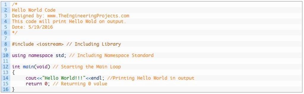 How to use Comments in C++ - The Engineering Projects