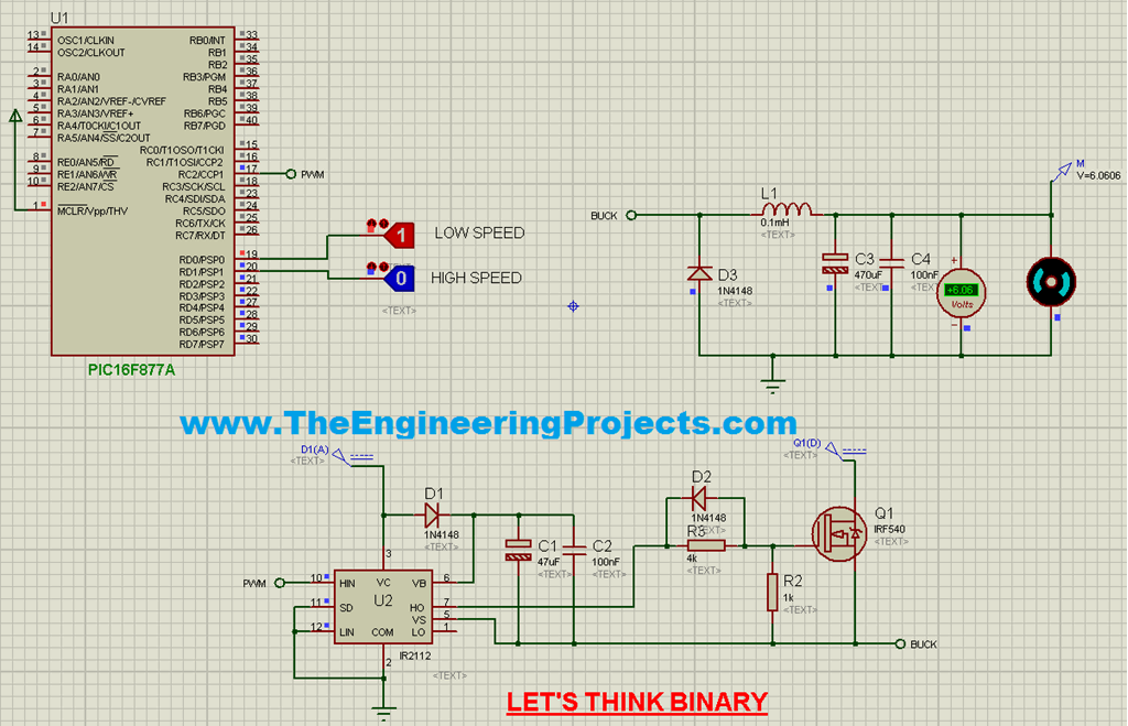 Speed Control of DC Motor using PIC Microcontroller The Engineering