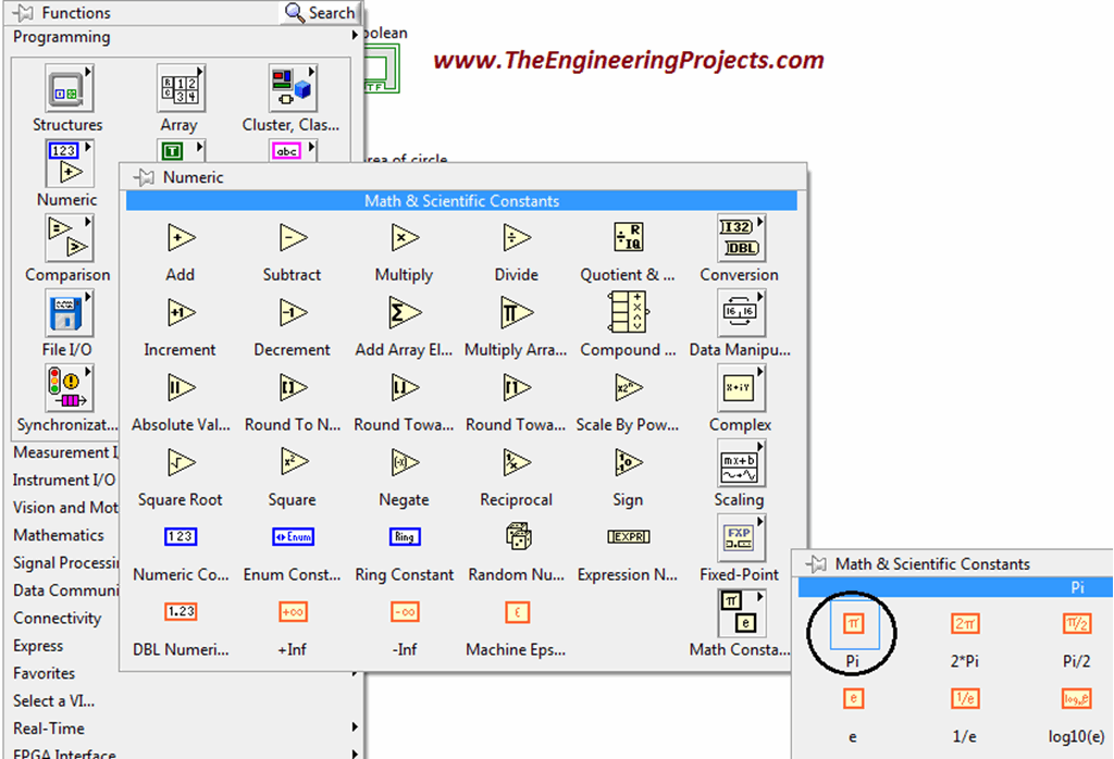 Area and Volume Calculation in LabVIEW - The Engineering Projects