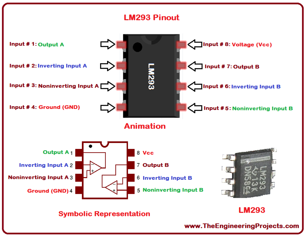 Lm293p схема включения