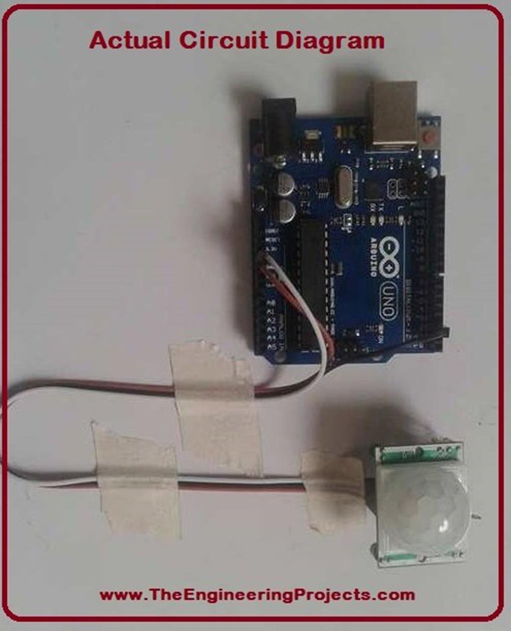 PIR Sensor Arduino Interfacing - The Engineering Projects