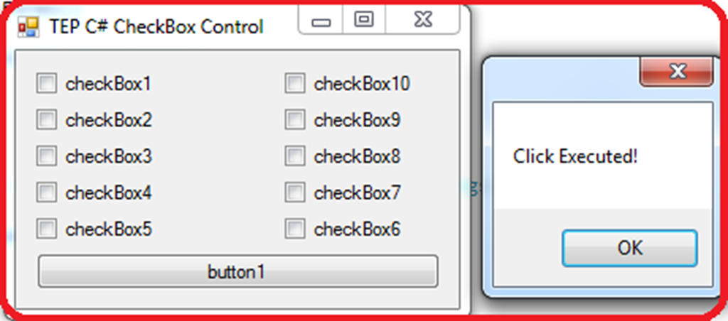C# CheckBox Control - The Engineering Projects