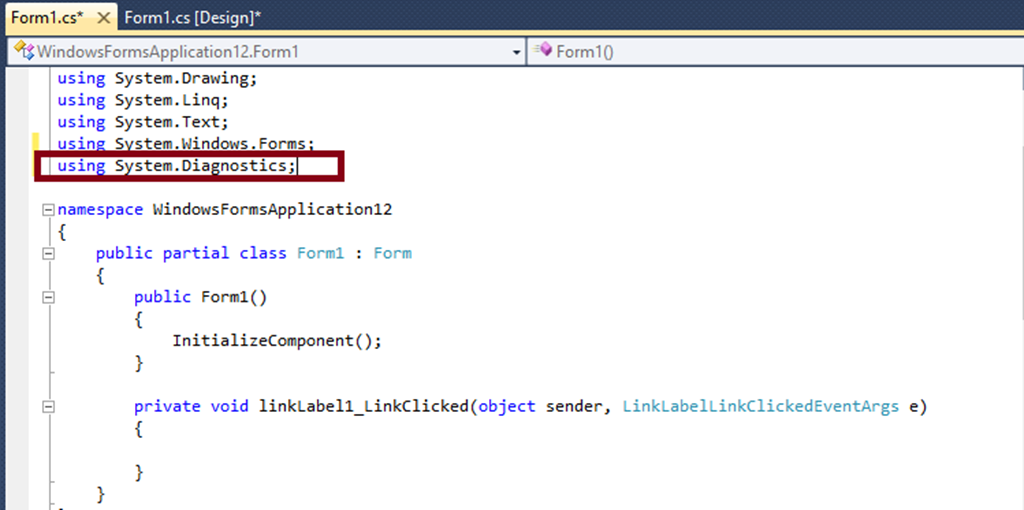 C LinkLabel Control The Engineering Projects