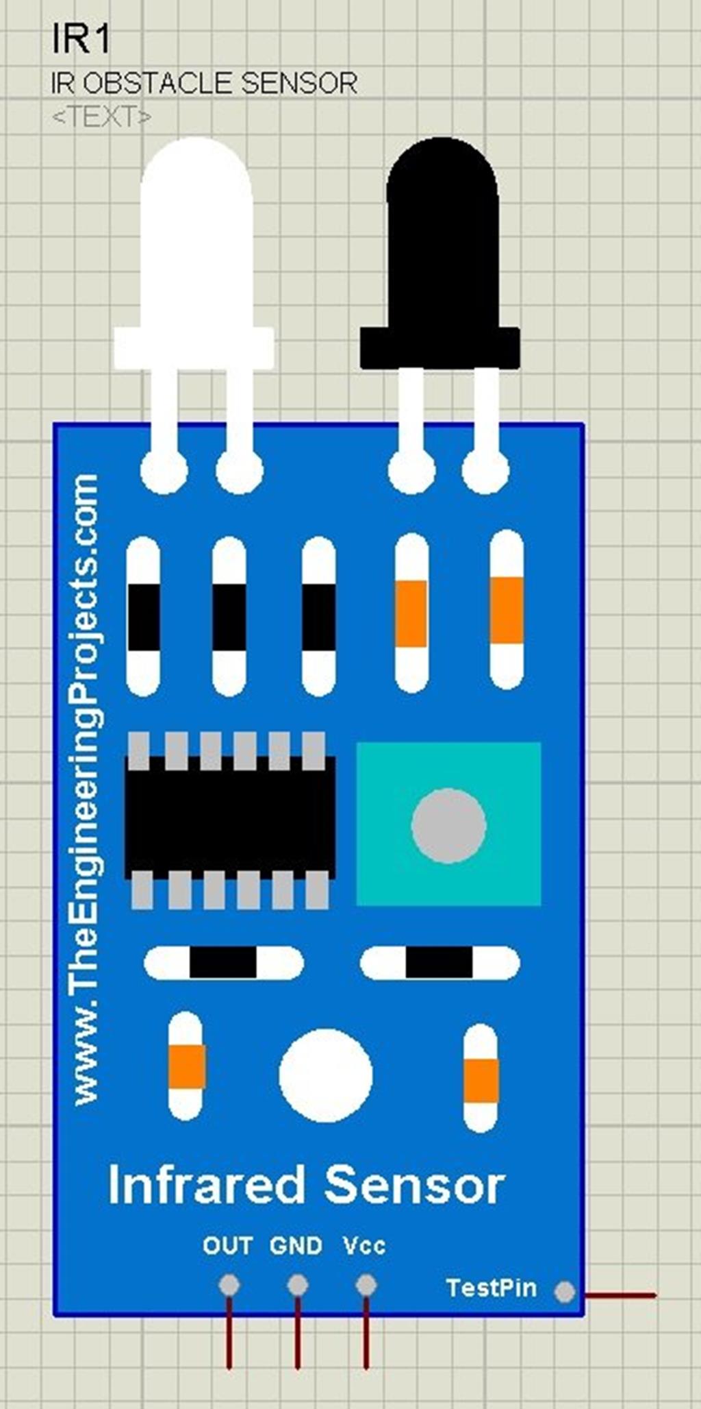 Infrared Sensor Library for Proteus - The Engineering Projects