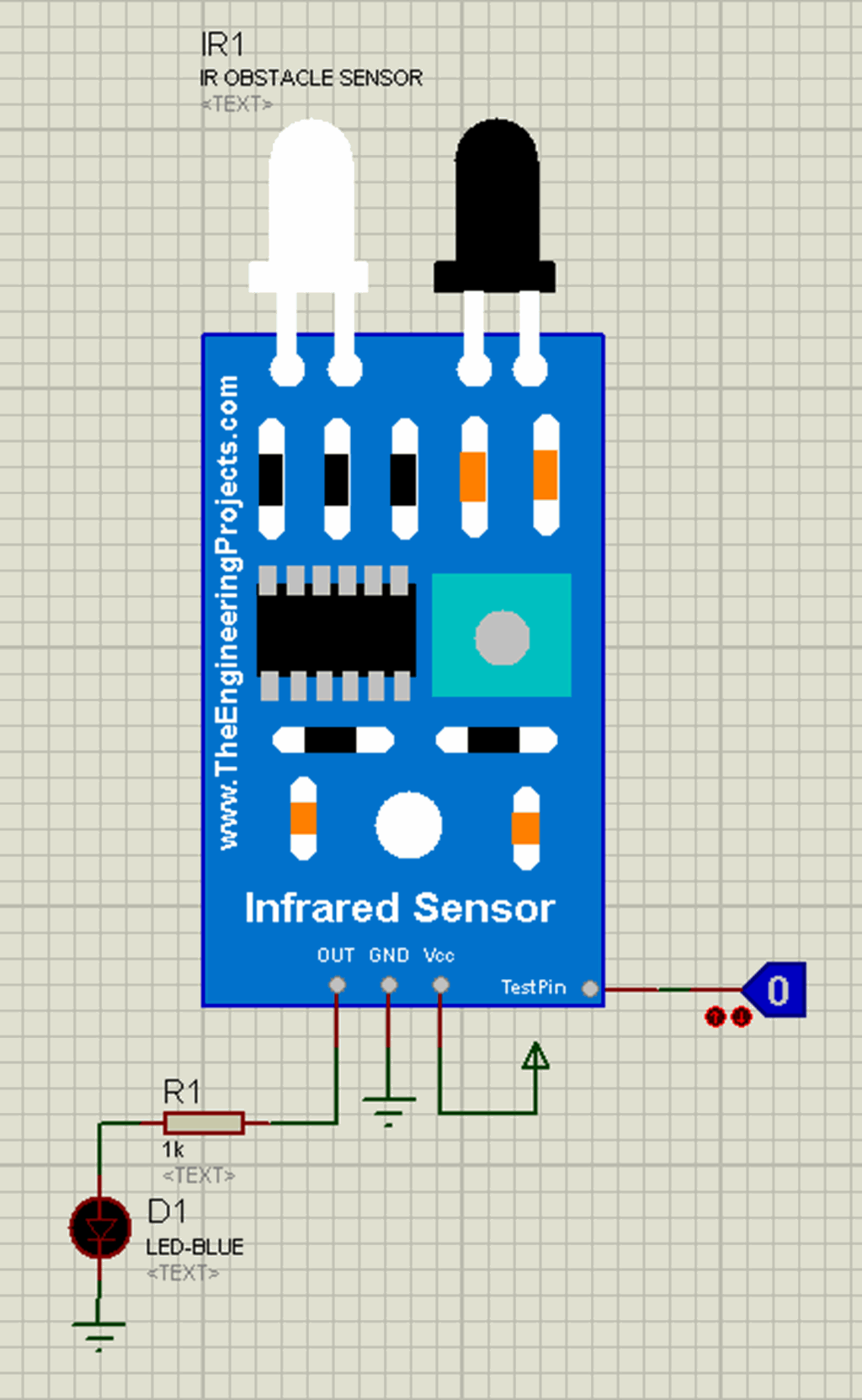 Infrared Sensor Library for Proteus - The Engineering Projects