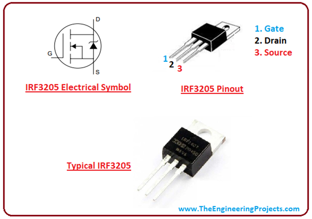 Irf3205 схема включения