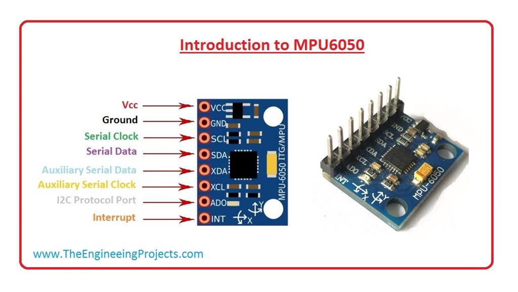 Introduction to MPU6050 - The Engineering Projects