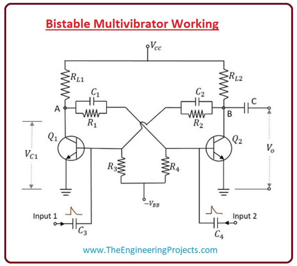 What Is Bistable Multivibrator - The Engineering Projects