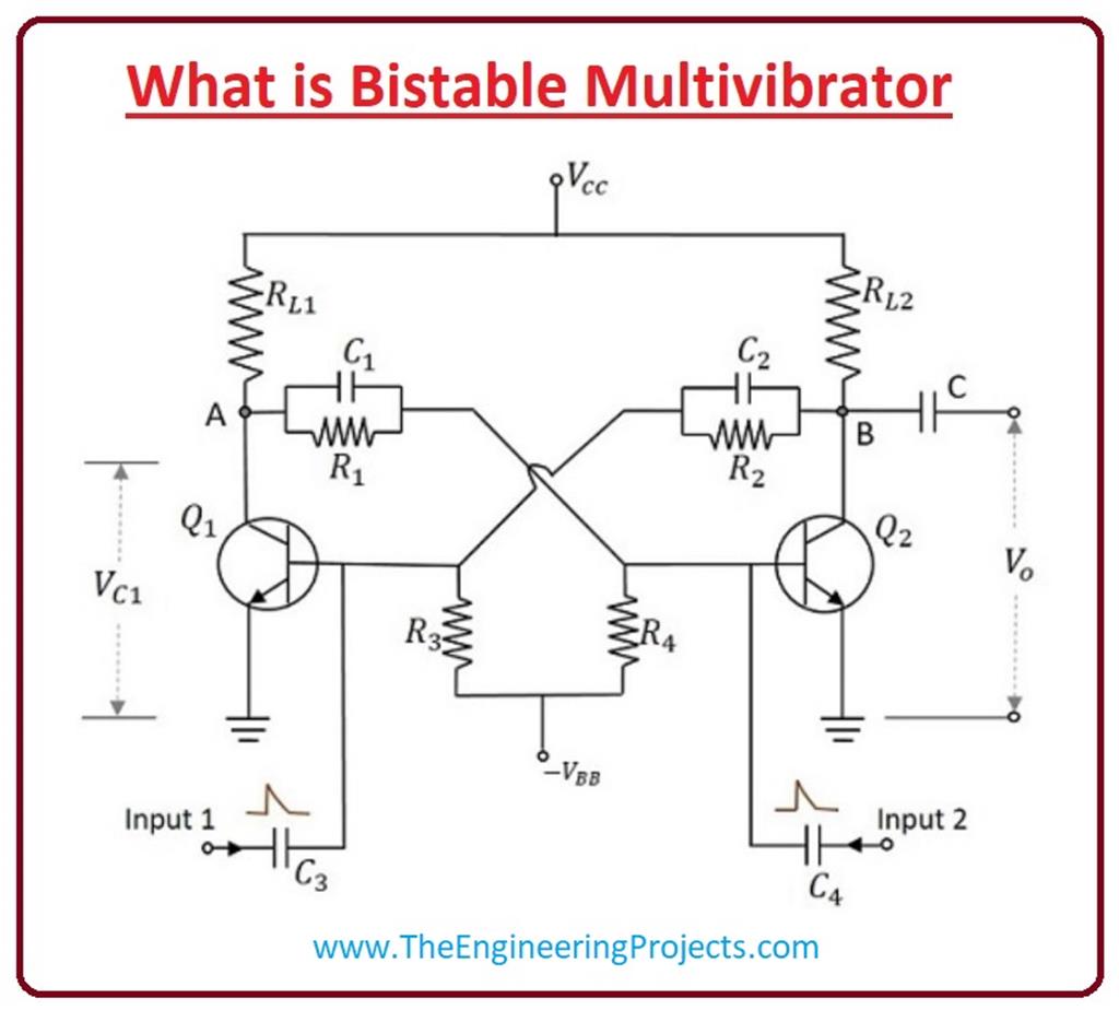 What is Bistable Multivibrator The Engineering Projects