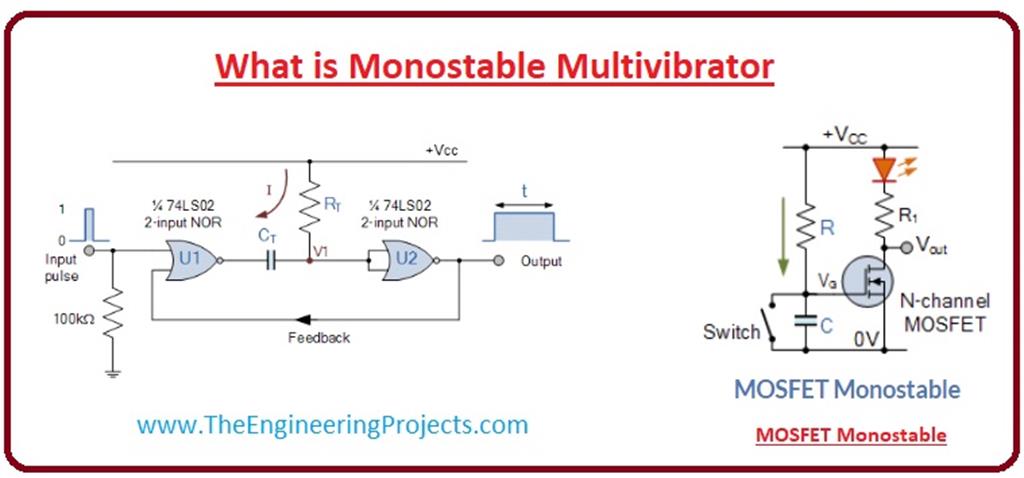 What Is Monostable Multivibrator - The Engineering Projects