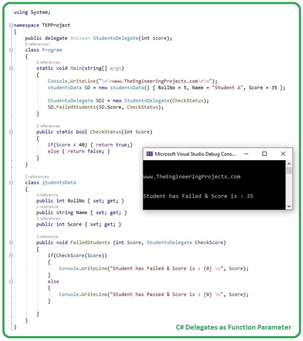 Introduction to Delegates in C# - The Engineering Projects