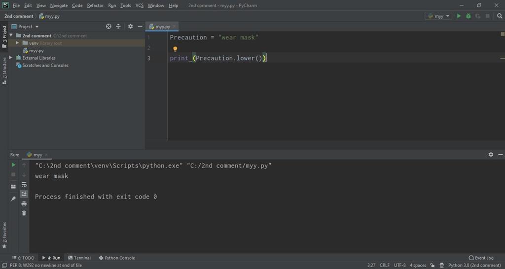 How to use String in Python - The Engineering Projects