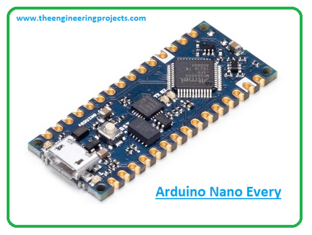 Introduction To Arduino Nano Every The Engineering Projects 9017