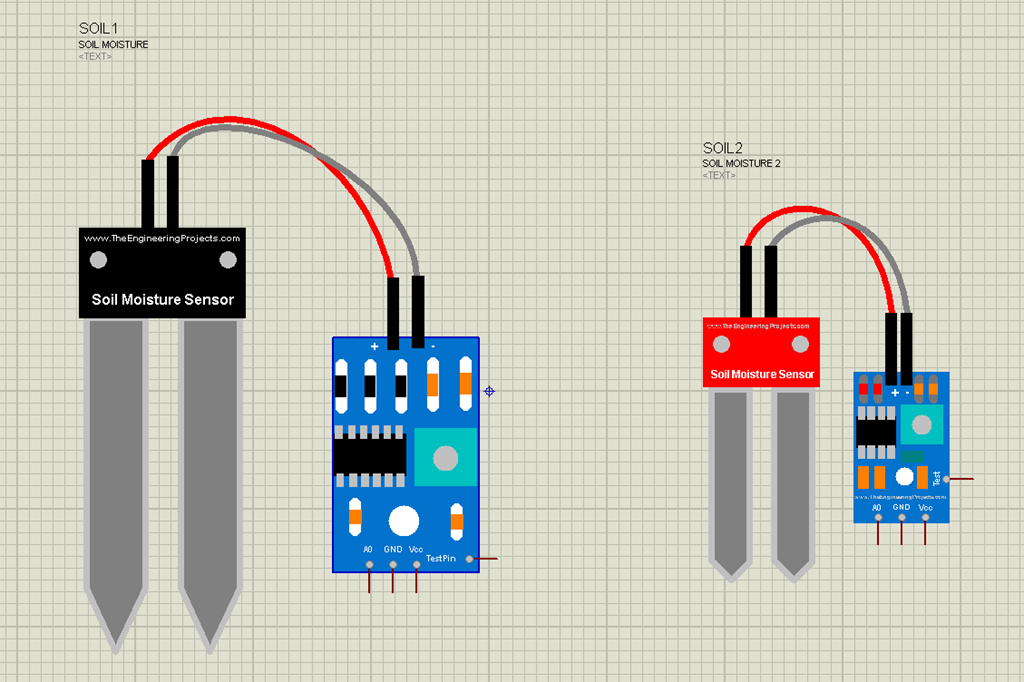 Soil Moisture Sensor Library For Proteus V2.0 - The Engineering Projects