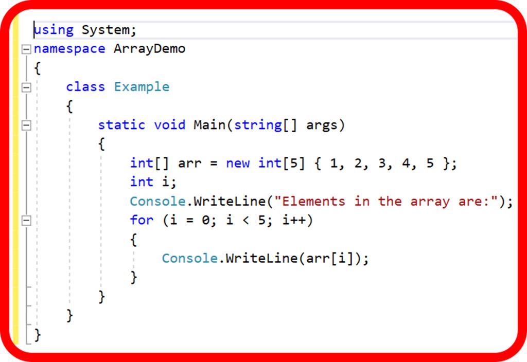 Loops and Arrays in C# - The Engineering Projects