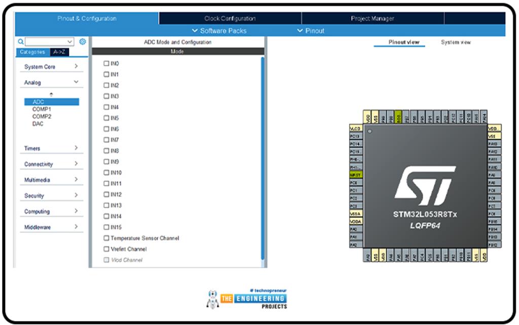 How To Use ADC With STM32? - The Engineering Projects