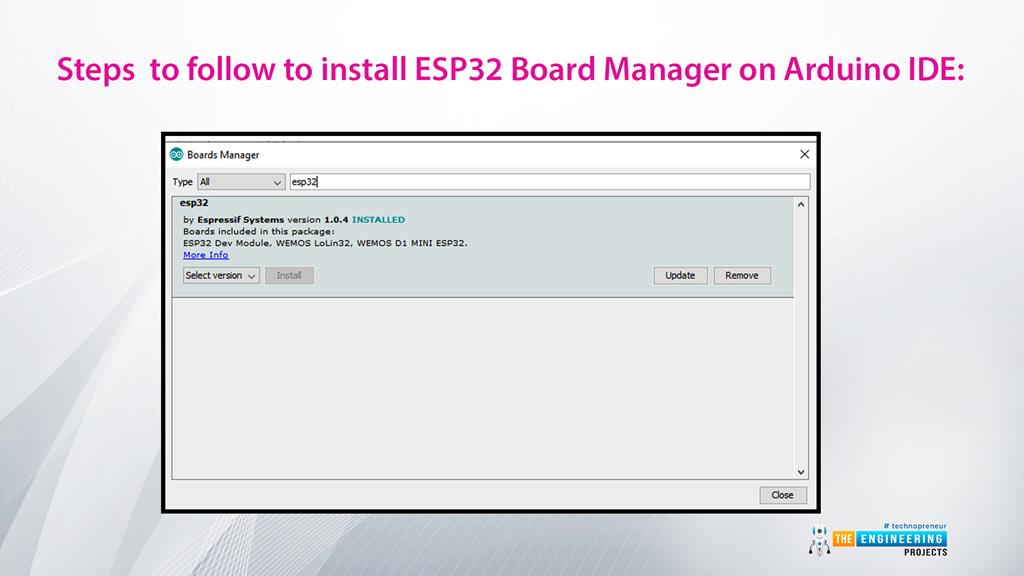 Introduction to ESP32 Programming Series - The Engineering Projects
