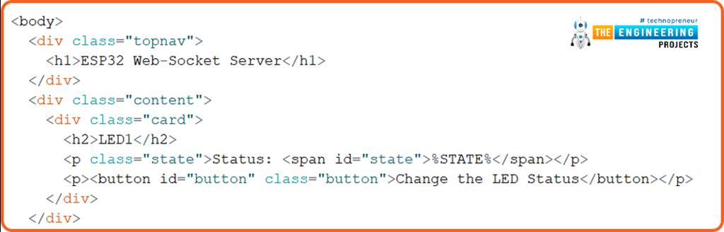 ESP32 Web Socket Server - The Engineering Projects