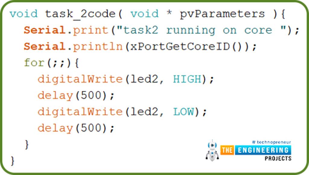 Accessing ESP32 Dual Core - The Engineering Projects