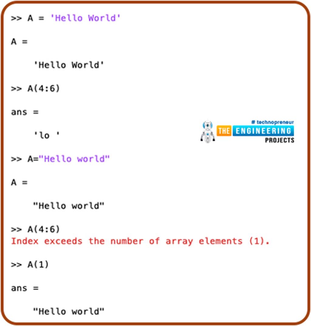 Introduction to the MATLAB Datatypes - The Engineering Projects