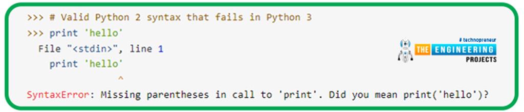 Python Syntax Errors Continuation - The Engineering Projects