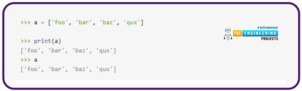 Lists vs Tuples in Python - The Engineering Projects
