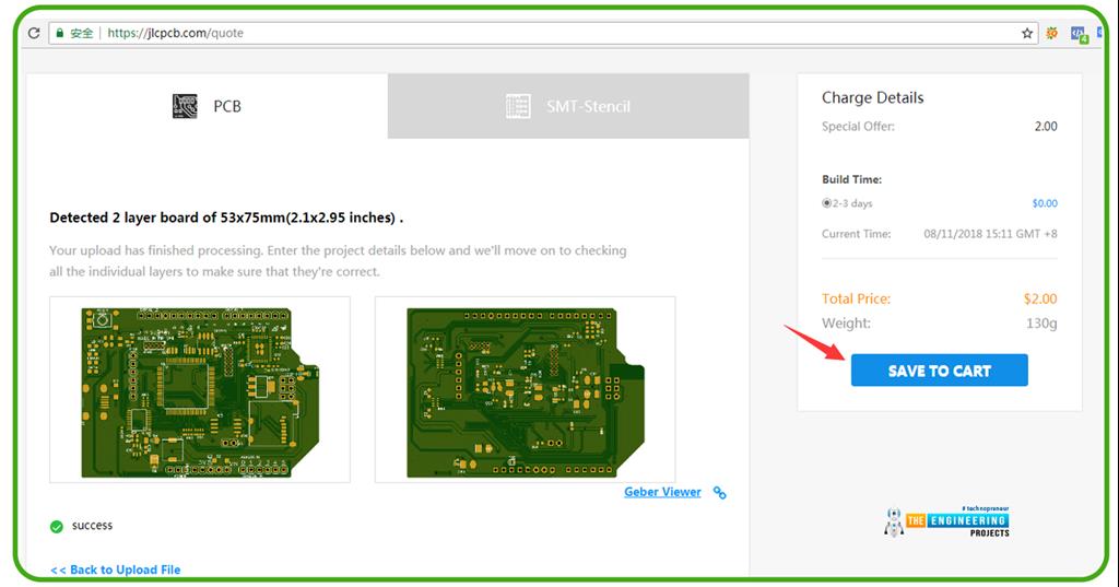 How to order PCB for manufacturing from JLCPCB - The Engineering Projects