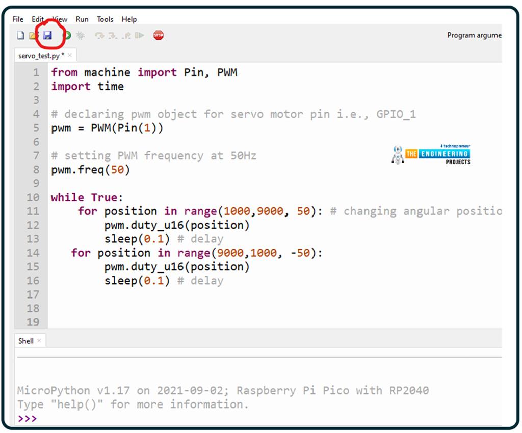 Interfacing Servo Motor with Raspberry Pi Pico using MicroPython - The ...