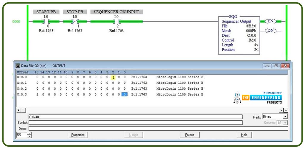 Sequencer Output Instruction in PLC Ladder Logic Programming - The ...