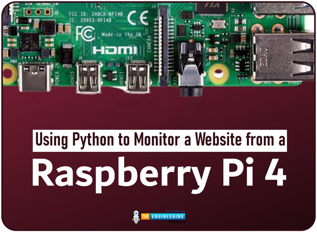 Monitor a Website with Raspberry Pi 4 using Python - The Engineering ...