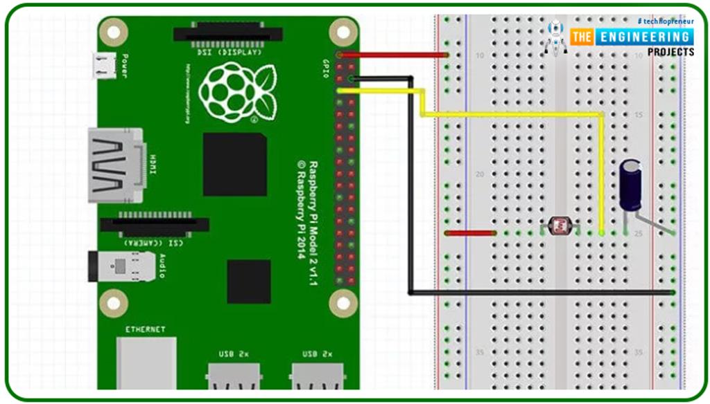 Interfacing A Light Sensor Ldr With Raspberry Pi 4 The Engineering Projects 9560