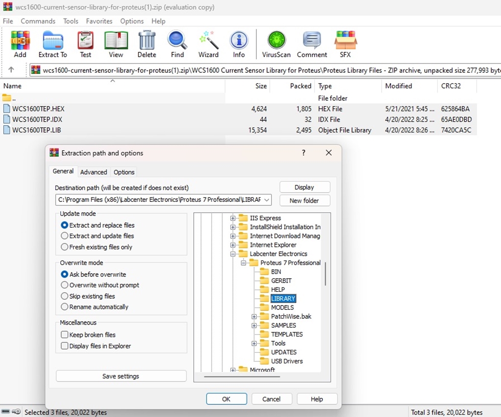 Current Sensor Library for Proteus The Engineering Projects