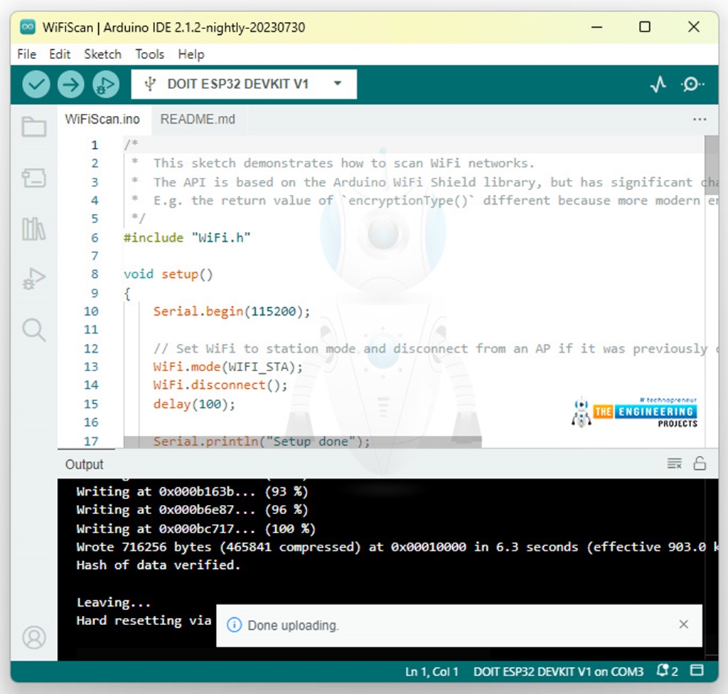 Esp32 Not Connecting To Arduino Ide