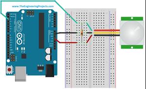 PIR sensor with Arduino
