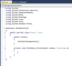 How to use Button in C# Windows Form ? - The Engineering Projects