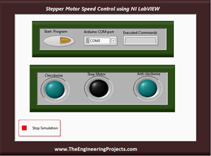 Stepper Motor speed control using NI LabVIEW, Stepper motor speed control using LabVIEW, stepper motor speed control with LabVIEW, How to control Stepper motor with LabVIEW, Stepper motor control with the LabVIEW, Stepper motor control in LabVIEW