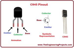 Introduction to C945, C945 Pinout, C945 basics, basics of C945, getting started with C945, how to get start C945, C945 proteus, Proteus C945, C945 Proteus simulation