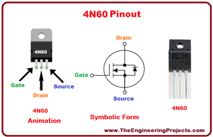 Introduction to 4N60, basics of 4N60, 4N60 basics, getting started with 4N60, how to get start with 4N60, how to use 4N60, 4N60 Proteus simulation, 4N60 proteus, Proteus 4N60, proteus simulation of 4N60