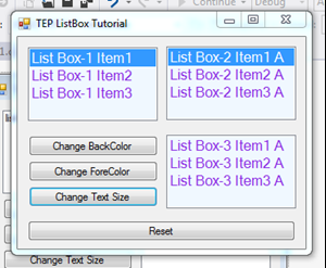 c# Listbox control, c# listbox, csharp listbox, listbox in c#, listbox c#