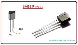 Lm35 pinout, lm35 working, lm35 introduction, lm35, lm35 basics, introduction to lm35
