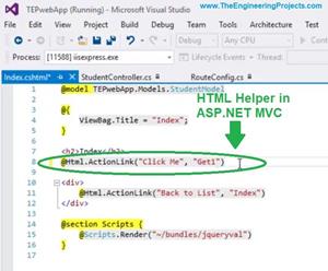 HTML Helpers in ASP.NET MVC, helpers in asp.net mvc, html helpers in asp, helpers in mvc