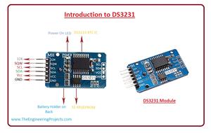 DS3231 Introduction, DS3231 Pinout, DS3231 Features, DS3231 working, DS3231 Applications, DS3231 Arduino interfacing, DS3231