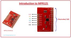 introduction to MPR121, mpr121 working, mpr121 pinout, mpr121 applications, mpr121 features, mpr121